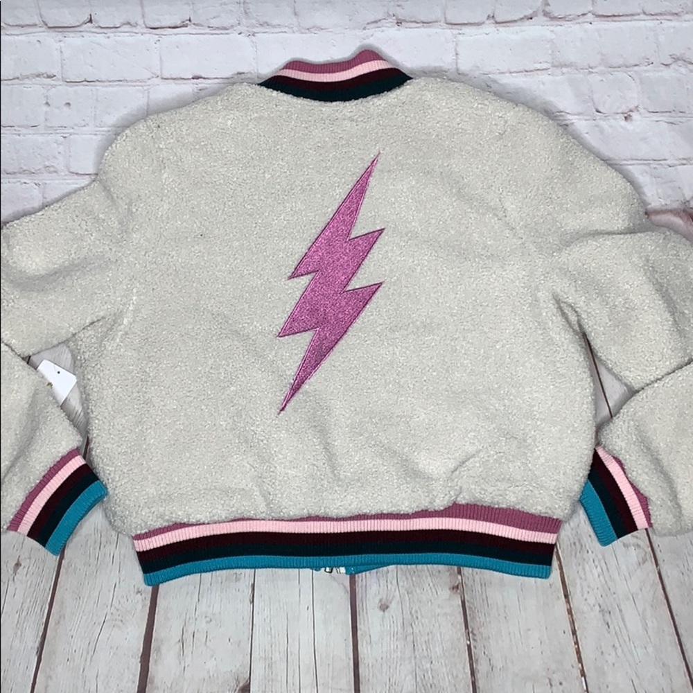 ☮️❤️🧘‍♂️Spiritual Gangster SG Furry Bomber Jacket - Picture 5 of 7